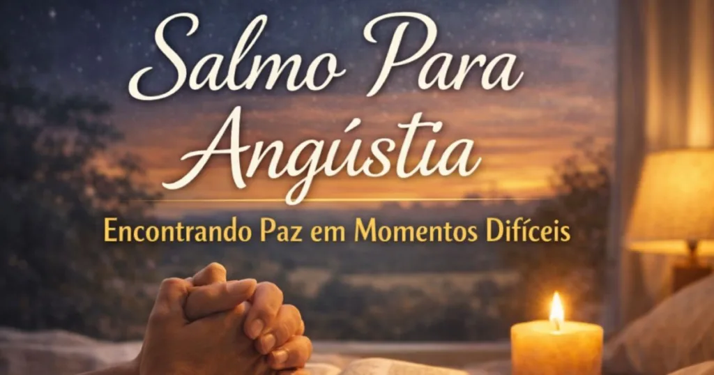 Como um Salmo para Angústia Pode Organizar Suas Emoções e Trazer Clareza